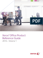 Xerox Office Product Reference Guide: 2016 - Volume 1