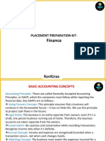 Finance Basics Placement Preparation Kit