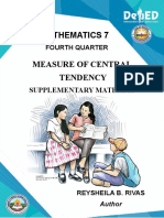 Mathematics 7 Measure of Central Tendency: Supplementary Material