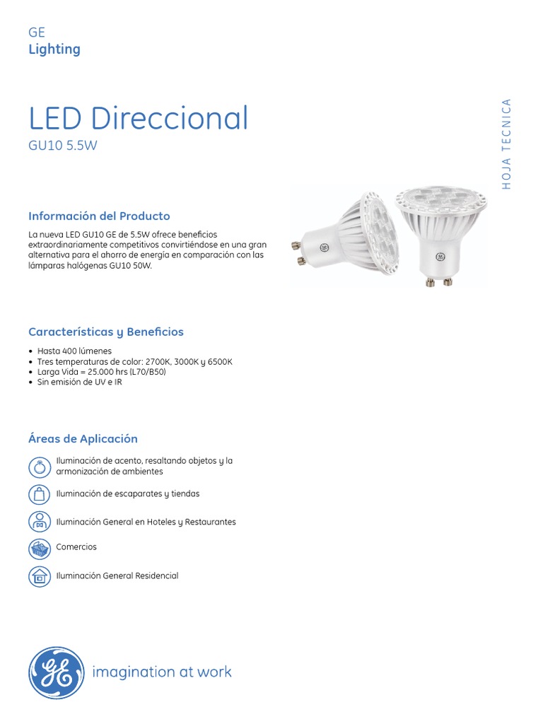 LED Direccional | PDF | Diodo emisor de luz | Ingenieria Eléctrica