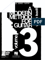 A Modern Method for Guitar - Volume 3 - William Leawitt [Some Pages Missing]