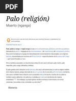 Palo Monte Mayombe: Ritos y Creencias | PDF