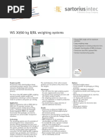 WS 30/60 KG B/BL Weighing Systems: Product Profile Options