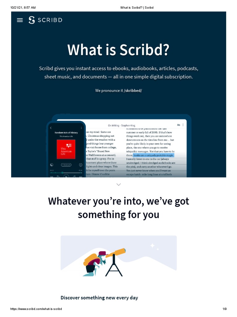 What Is Scribd - Scribd | PDF | Scribd | Mobile App