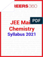 JEE Main 2021 Chemistry Syllabus