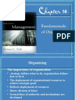 Daft 6 Ed Fundamentals of Organizing