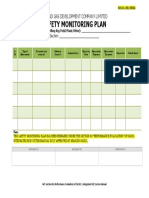 Safety Monitoring Plan (OGF-HSE-035)