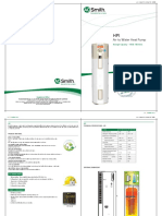 Air To Water Heat Pump: Storage Capacity - 150 & 180 Litres