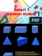 Materi 2 (Bangun Ruang)