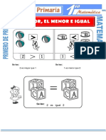 00... Mayor Menor Igual para Primero de Primaria