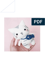 Receita Amigurumi PDF - Gato Com Bolsinha