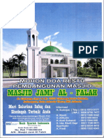 Proposal Pembangunan Masjid Al FAlah