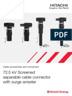 1 Hitachi - Energy - 72.5 - KV - Screened - Separable - Cable - Connector - With - Surge - Arrester