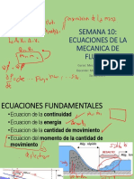 Ecuaciones de Mecanica de Fluidos