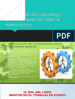 1.4 Competencias Claves para Dirigir Personas y Equipos de