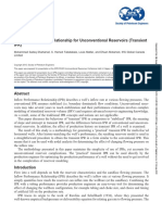 SPE-175975-MS Inflow Performance Relationship For Unconventional Reservoirs (Transient Ipr)