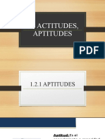 1.2 Actitudes, Aptitudes