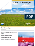 OpenSAP Fiori1 Week 01 Unit 02 Uxparadigm