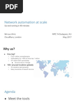 18 RIPE 74 Network Automation at Scale Up and Running in 60 Minutes