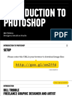 Introduction To Photoshop: Bill Tribble Designer, Intuition Studio