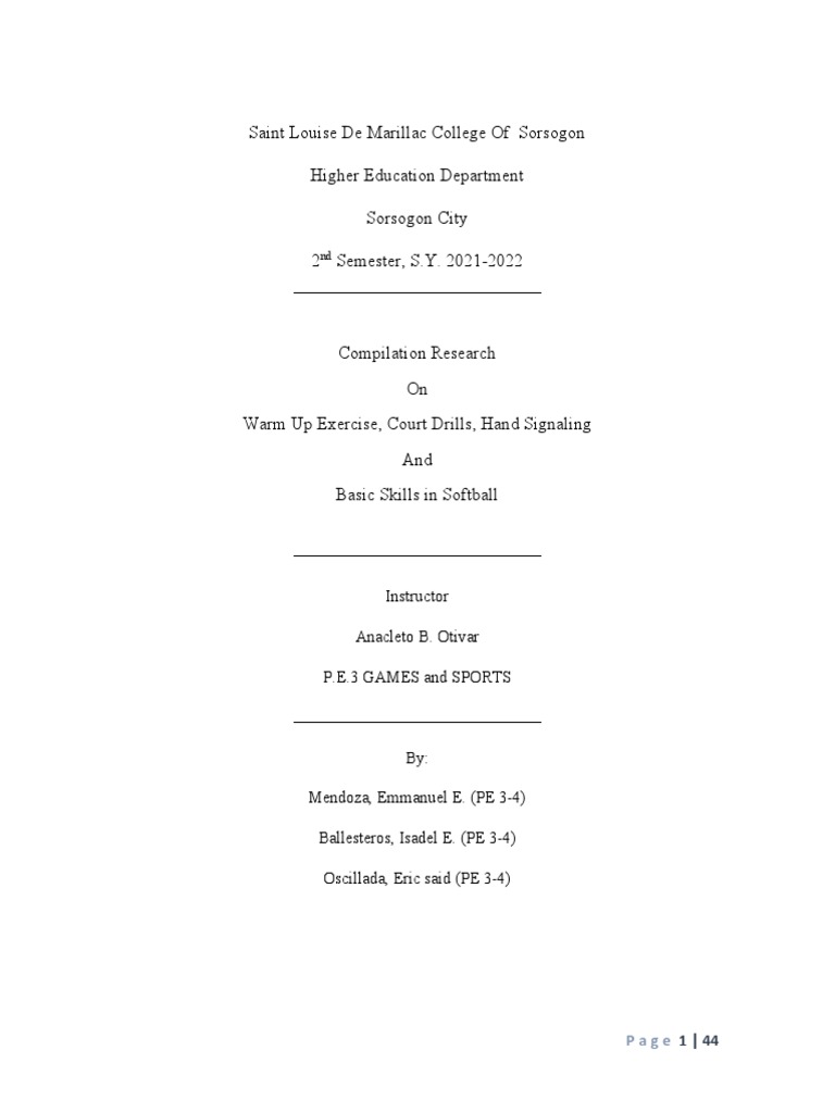 Research PDF Baseball Field Softball