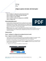 2.5.5 Packet Tracer - Configure Initial Switch Settings - Luis Andres Ramos