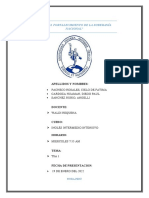 "Año Del Fortalecimiento de La Soberanía Nacional": Apellidos Y Nombres