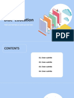 Blue Education: Enter Your Text Here, or Paste Your Text Here