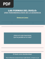 Las Formas Del Duelo