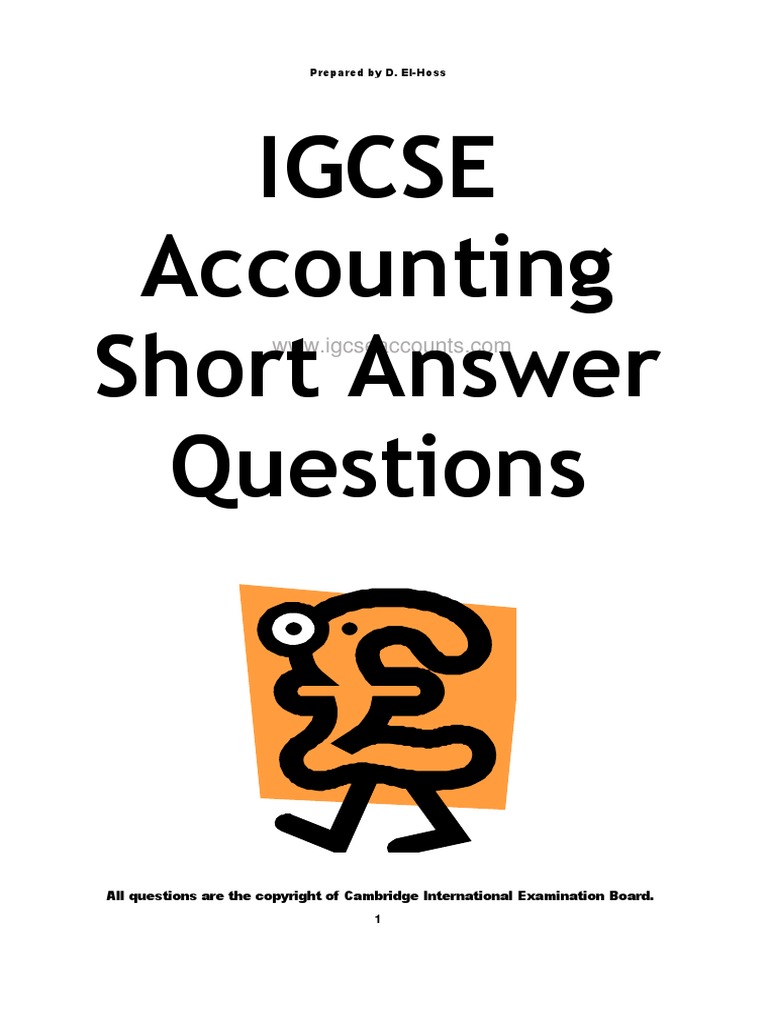 IGCSE ACCOUNTING QUESTIONS AND ANSWERS PDF FREE DOWNLOAD 2020 intelligence overview