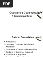 Questioned Document For Student