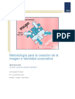 Metodología para La Creación de La Imagen e Identidad Corporativa