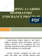 Developing A Cardio Respiratory Endurance Program