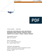 Analisis Kestabilan Dan Bifurkasi Mundur Pada Model Infeksi Virus Hepatitis B Dan C Pada Tubuh Pasien