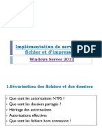 10.Implémentation Des Services de Fichier Et d'Impression