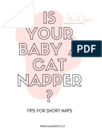 IS Your Baby A CAT Napper ?: Tips For Short Naps
