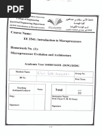 Course Name:: EE 3541: Introduction To Microprocessors