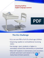   ELL Teacher Selection