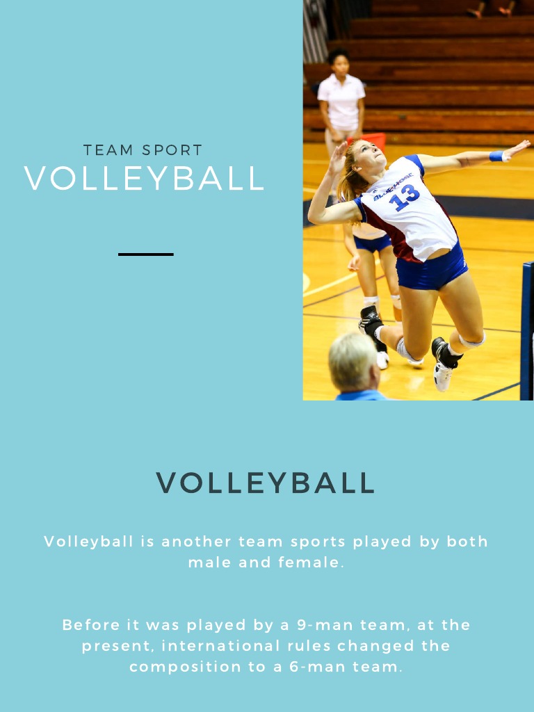 Volleyball Team Sport PDF Volleyball Referee