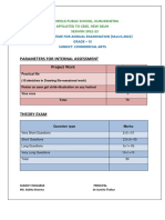 Marking Scheme For Term - 2 Commercial Arts