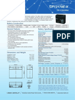 CP12170E-X: 12V 17ah (20hr)