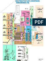 Diagrama de Unidades Productivas Planta Concentradora Los Colorados. (Mel)