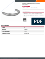 ALAMBRE GALVANIZADO NO.18 (CHIPA X 1 KG)