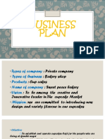 Sweet Peace Bakery Business Plan