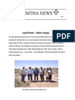 Nmtha News: April Hunt - Belen Dump