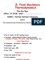 Fluid Mechanics and Thermodynamics: Physics 2