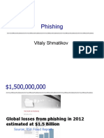 Phishing: Vitaly Shmatikov