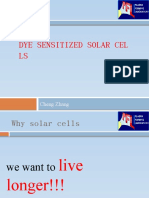 Dye Sensitized Solar Cel LS: Cheng Zhang