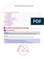 Cours Geometriedansleplan