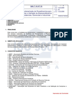 Regulamentacao de Procedimentos Para Analise e Liberacao de Empreendimentos SAN.T.in.NT 30